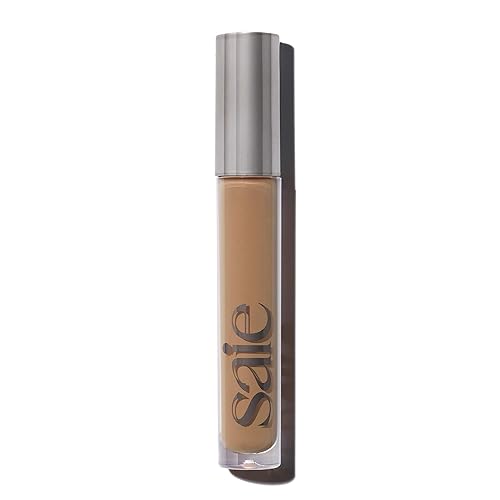 Saie Hydrabeam Under Eye Brightener - Sheer + Hydrating Concealer with Glycerin, Squalane + Cucumber Extract - Brightening Under Eye Concealer +