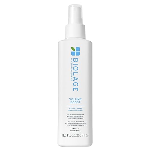 Biolage Volume Boost Volumizing Spray - Adds Bounce, Movement & Fullness, Root Lift Spray for Fine Hair, Soy Protein & Polymers, Paraben-Free & Vegan