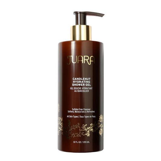 Juara Candlenut Hydrating Shower Gel - Sulfate Free Body Wash 12oz - Moisturizing Coconut Body Wash - Natural Shower Gel for Sensitive Skin - Paraben Beauty & Personal Care Juara
