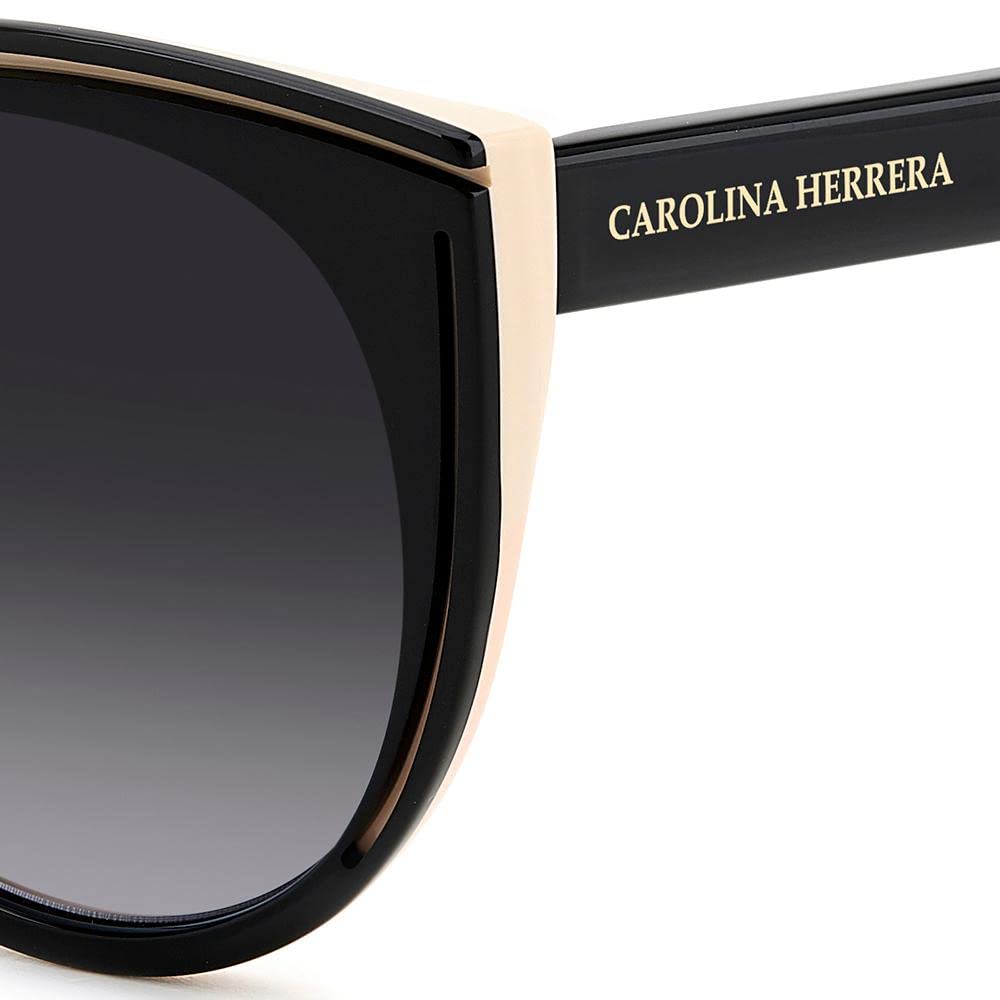 Carolina Herrera HER 0142/S Black Nude/Dark Grey Shaded 56/17/145 women Sunglasses