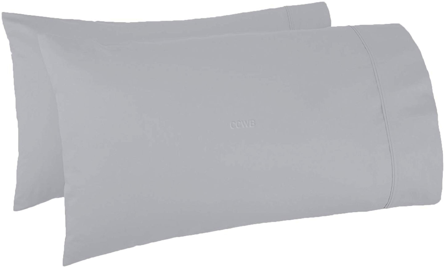 TBM Oversize Pillow Case Silver Queen Extra Large Fits Even The Fluffiest Pillows Including The Pancake Pillow Sleeve Style Extra Tall Pillowcase 100%