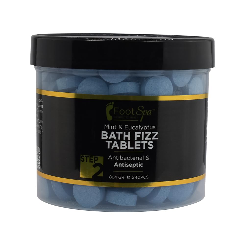 FOOTSPA - Bath Fizz, Mint & Eucalyptus - Relaxing Aromatherapy - 42 Ounces