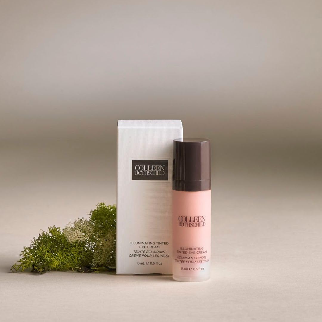 COLLEEN ROTHSCHILD Illuminating Tinted Eye Cream | Instant Brightening Effect | Nourishes & Targets Dark Circles | With Hyaluronic Acid, Caffeine