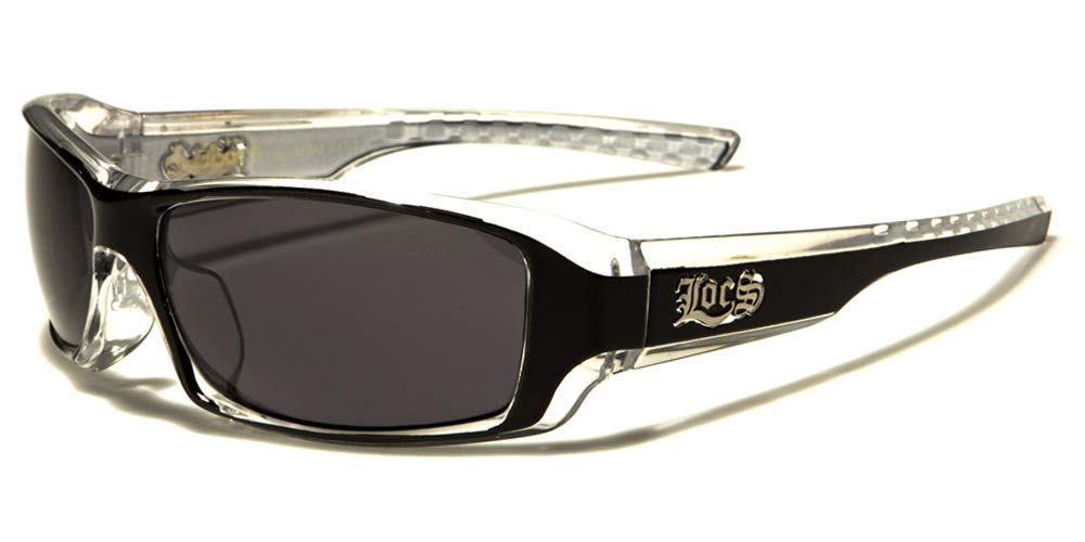 Locs Two Tone Original Gangsta Shades Fashion Statement Translucent Frame Sunglasses