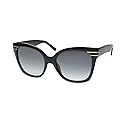 Sean John Sjlos2010 Cat Eye Sunglasses Glamorous Design Signature Logo Womens [55-18-145, black]