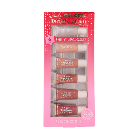 L.A. COLORS Shiny Lipglosses, 6 x 0.20 fl.oz.