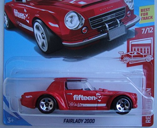 Hot Wheels RED EDITION 7/12, RED FAIRLADY 2000 50TH ANNIVERSARY CARD