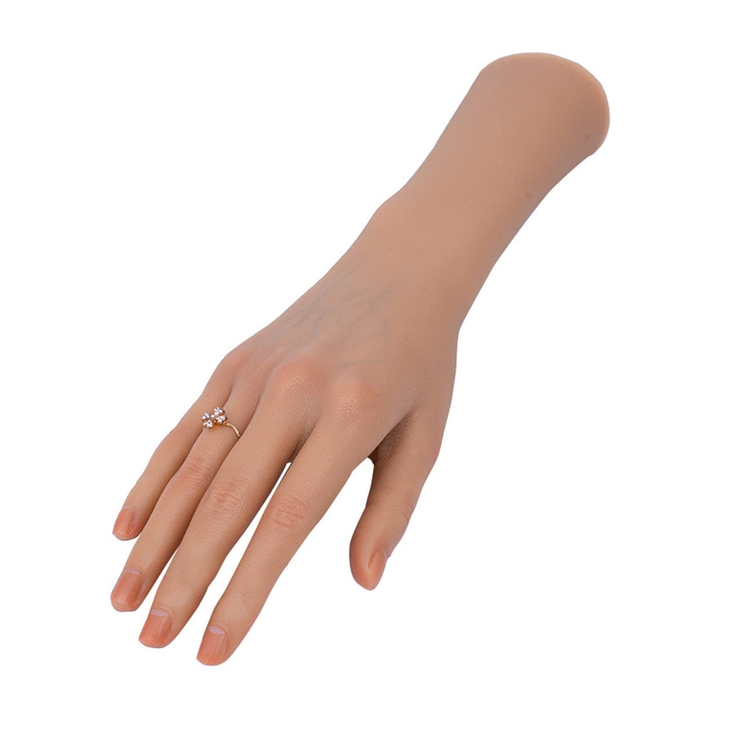 ngddf2haa Silicone Manicure Practice Hand Model with Joints Bendable Matching Nail Piece Prosthetic Silicone for Nail Art Training (Color : One Pair Beauty & Personal Care ngddf2haa