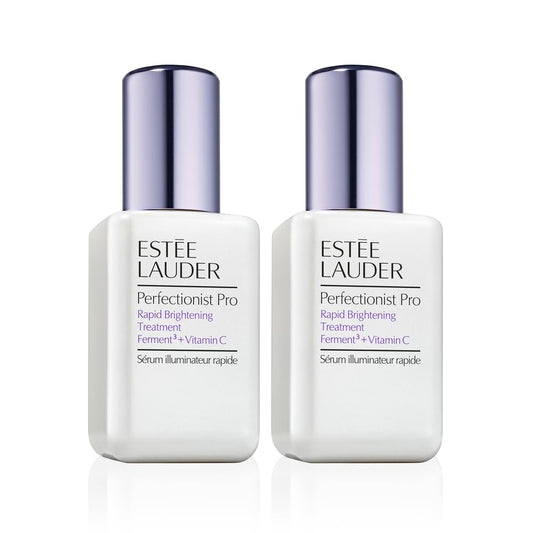 Estée Lauder Perfectionist Pro Rapid Duo Brightening Treatment Face Serum with Ferment3 + Vitamin C | Targets Dark Spots, 3.4 Fl Oz