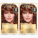 L'Oreal Paris Superior Preference Luminous Fade-Defying Permanent Hair Color, Hair Dye For Up to 9 Weeks of Radiance, Light Auburn 6R, 1 Hair Dye Kit