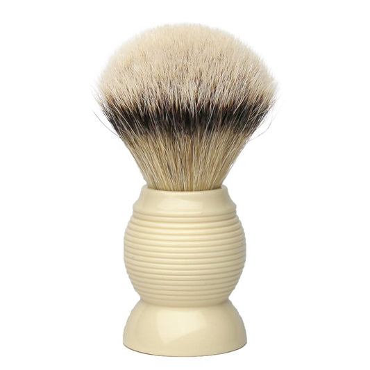 G.B.S Silvertip Badger Shaving Brush, Beehive Resin Handle Beard Hairs Extra Soft Bristles, 4.5 Inches Tall Beauty and Personal Care G.B.S