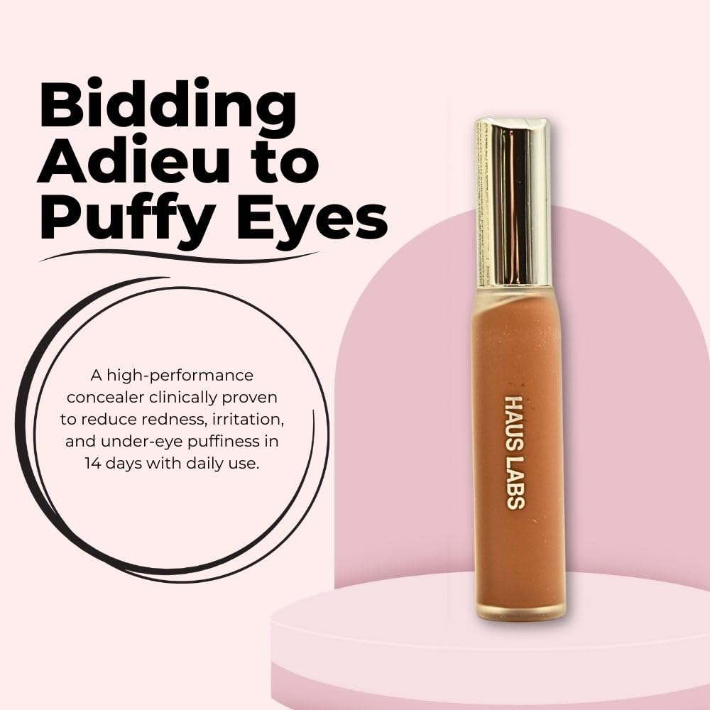 Haus Labs Triclone Skin Tech Hydrating + De-puffing Concealer with Fermented Arnica - 42 Medium Deep Neutral