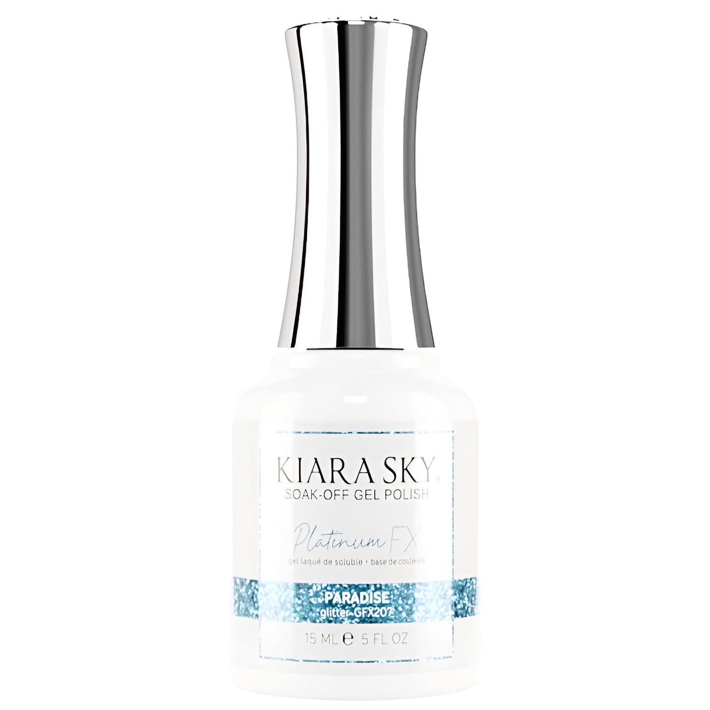 KIARA SKY LED UV Soak Off Platinum Gel FX (Paradise - One Coat Foil Glitter) Beauty & Personal Care KIARA SKY