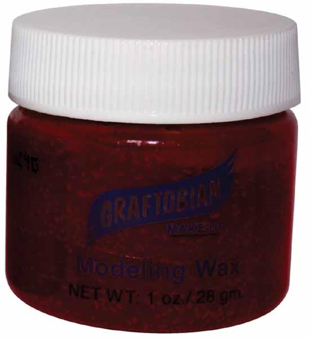 Graftobian Theatrical Modeling Wax Blood Color Pro Make-Up Special Effect 1oz