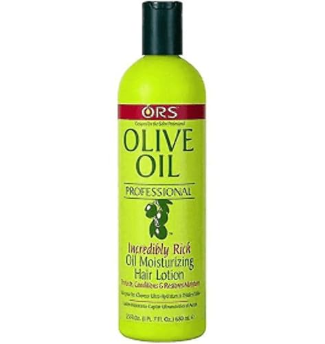 ORS Olive Oil Professional, Incredibly Rich Oil Moisturizing Hair Lotion, Protects, Conditions & Restores Moisture (23.0 oz).