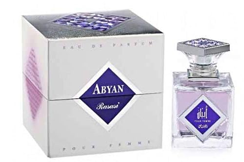 RASASI Abyan for Women EDP - Eau De Parfum 95 ML (3.2 oz) I Irresistible Pour Femme Spray I Lingering Sensuousness of Amber, Wood and Vanilla I