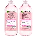 Garnier Micellar Water with Rose Water and Glycerin, Hydrating Facial Cleanser & Makeup Remover, For All Skin Types, Vegan, Cruelty Free, 13.5 Fl Oz