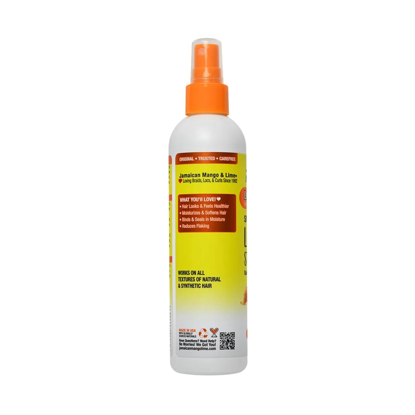 Jamaican Mango & Lime Love Your Locs Lock & Set Styling Lotion - Long-Lasting Hold & Shine for Locs, Braids, Twists & Natural Hair - Flake-Free