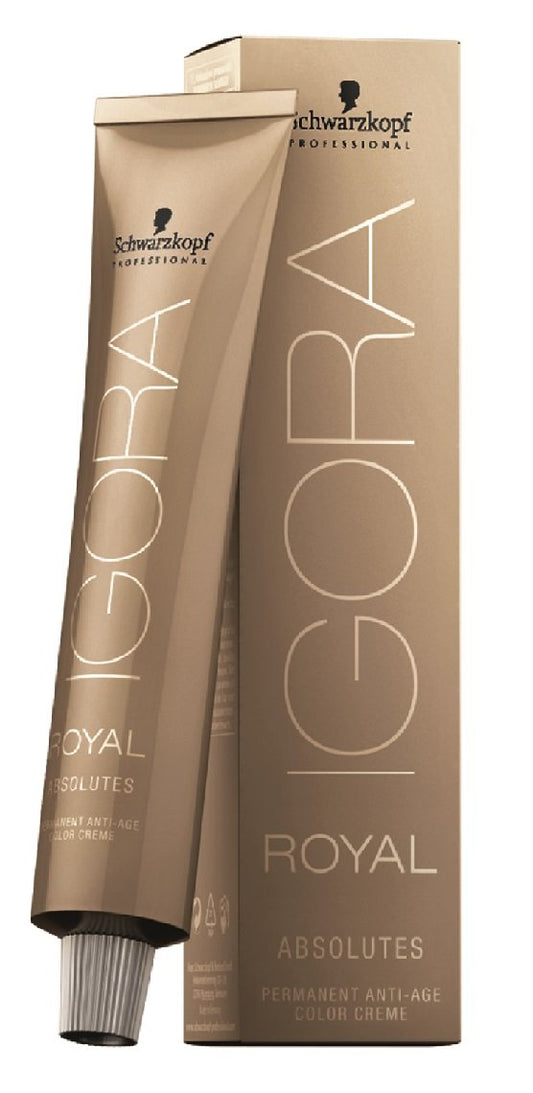 Schwarzkopf Igora Royal Absolute 7-60- Medium Blonde Chocolate Natural Hair Colour/Tint 60ml Tube by Ignora Royal