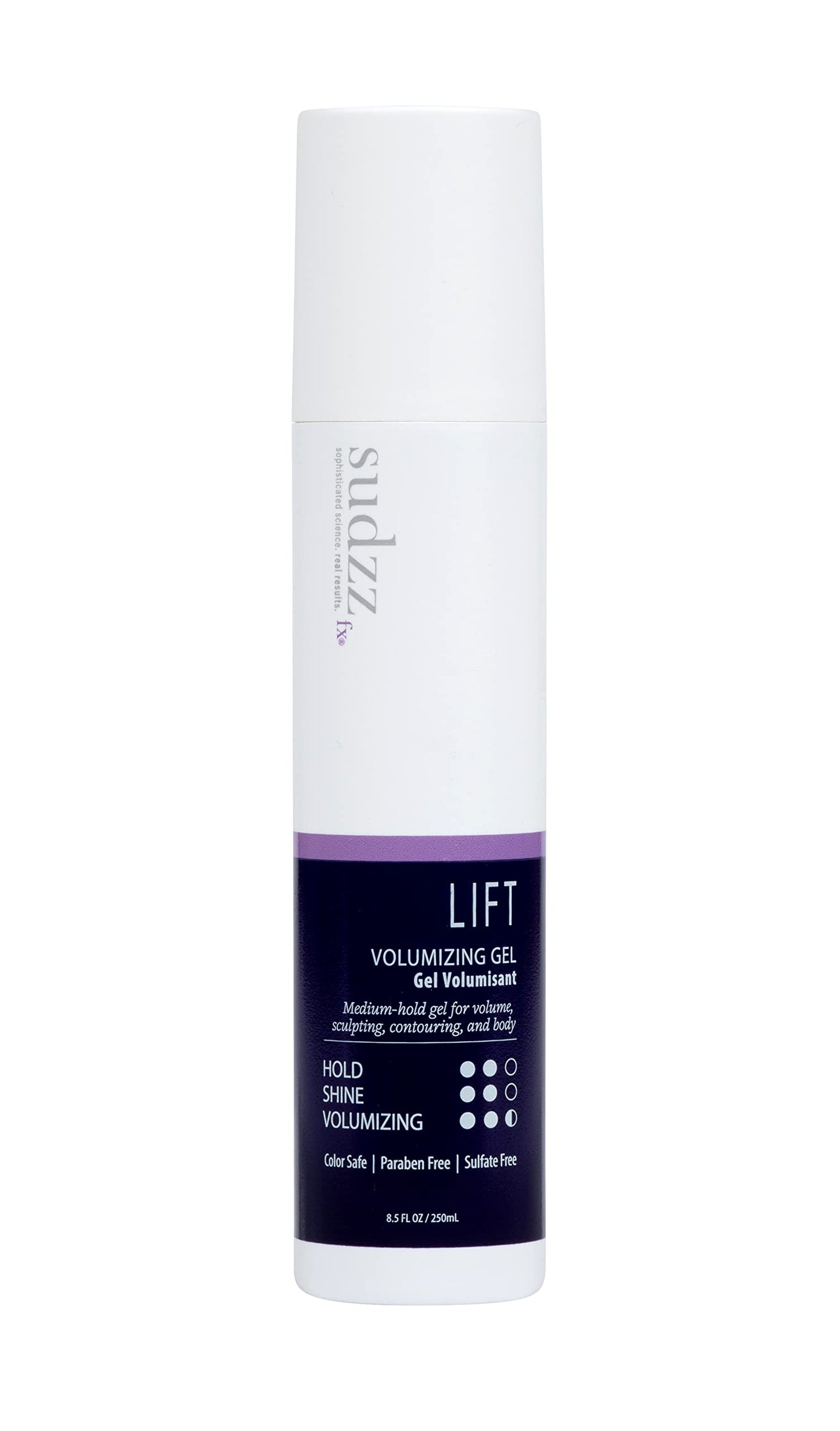 SUDZZFX LIFT Volumizing Gel, 8.5 Fl Oz (Formerly Zephyr) - Spray for Fine Hair Shine & Medium Hold - Thickening Formula for Men & Women