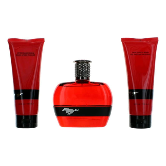 Classic Collection Mustang Red Men 3 Pc Gift Set Beauty & Personal Care Classic Collection