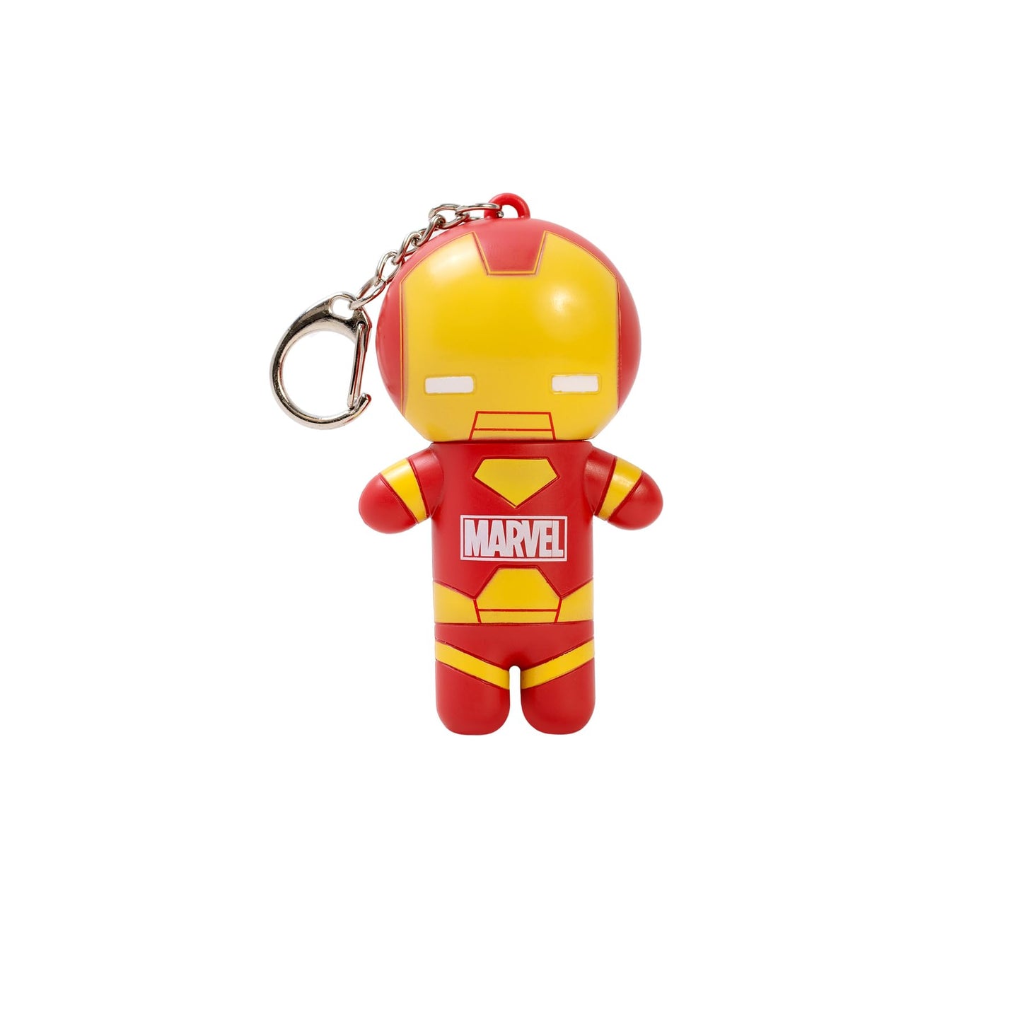 Lip Smacker Marvel Lip Balm Keychain, Clear & Glossy, Fun & Giftable, Cruelty Free - Iron Man
