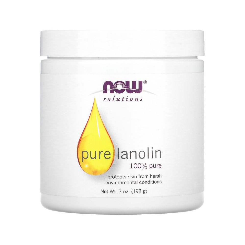 NOW Foods Solutions Lanolin Pure,7-Ounce