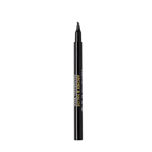 Arches & Halos Microblading Brow Shaping Pen - Fuller, More Defined Brow - Long-lasting, Smudge Resistant, Rich Color - Vegan and Cruelty Free Makeup