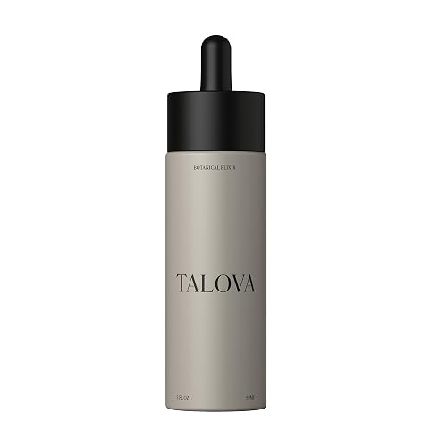 TALOVA - Botanical Elixir 2oz, Botanical Face Oil Moisturizer, Natural & Clean Anti Aging Hydrating Facial Oil with Jojoba, Vitamin E & C Serum