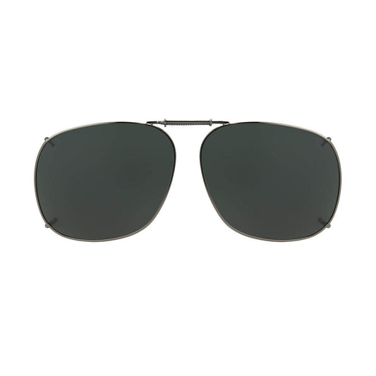Solar Shield Polarized Clipons 57 sqr 3, Grey