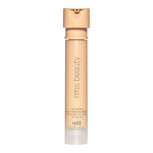 RMS Beauty ReEvolve Natural Finish Liquid Foundation - Lightweight, Hydrating, Buildable Coverage for Medium Skin Tone Evenness, Nourishing