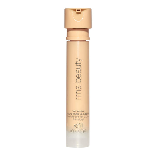 RMS Beauty ReEvolve Natural Finish Liquid Foundation - Lightweight, Hydrating, Buildable Coverage for Medium Skin Tone Evenness, Nourishing