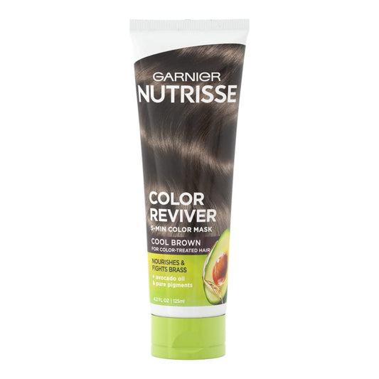 Garnier Nutrisse Cream Reviver,Colour-Treated Hair Treatment, Cool Brown, Revive your hair to day 1 colour, Nourished Hair Enriched with Avocado Oil Beauty & Personal Care Garnier