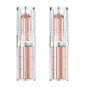 Pack of 2 L'Oreal Paris Colour Riche Plump and Shine Lipstick, Coconut Plump 107