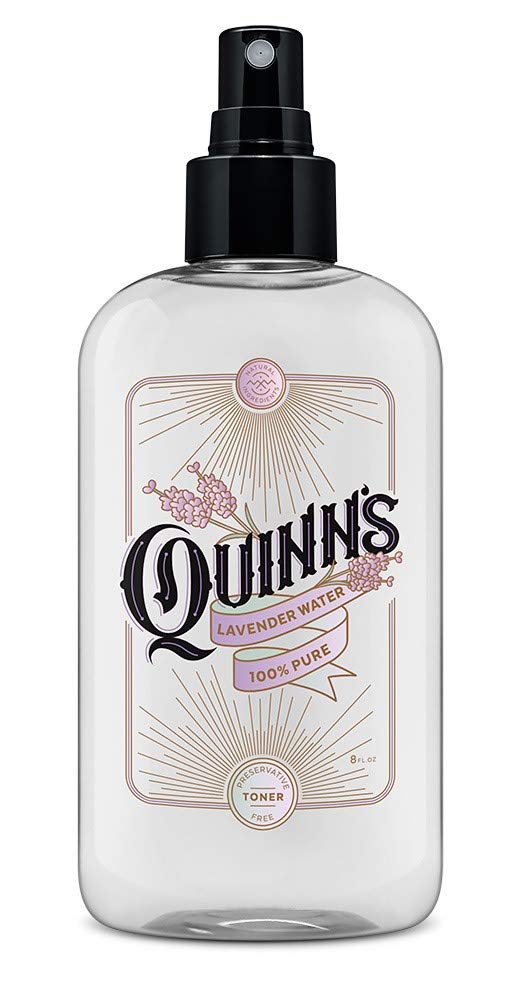 Quinn’s Lavender Water- Natural Pillow Spray - Relaxing Aromatherapy - Facial Body Mist 8 Ounce