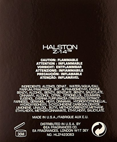 Halston Z-14 Men Cologne Splash, 2.5 Ounce