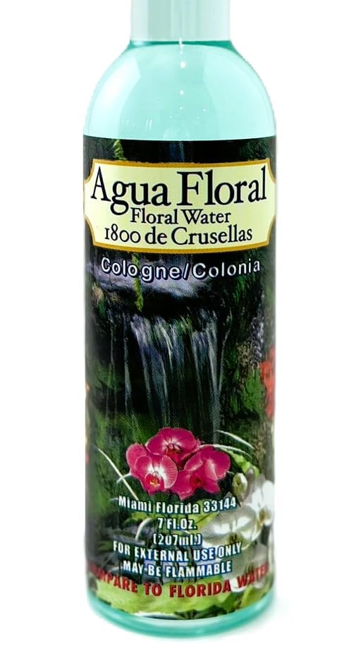 Crusellas Agua Floral (Floral Water) Splash Cologne 7 Fl. Oz. - Compare to Florida Water