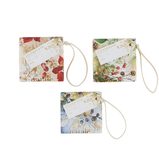 Via Mercato Natale Gift Soap Ornament (100g x 3) Beauty & Personal Care Via Mercato
