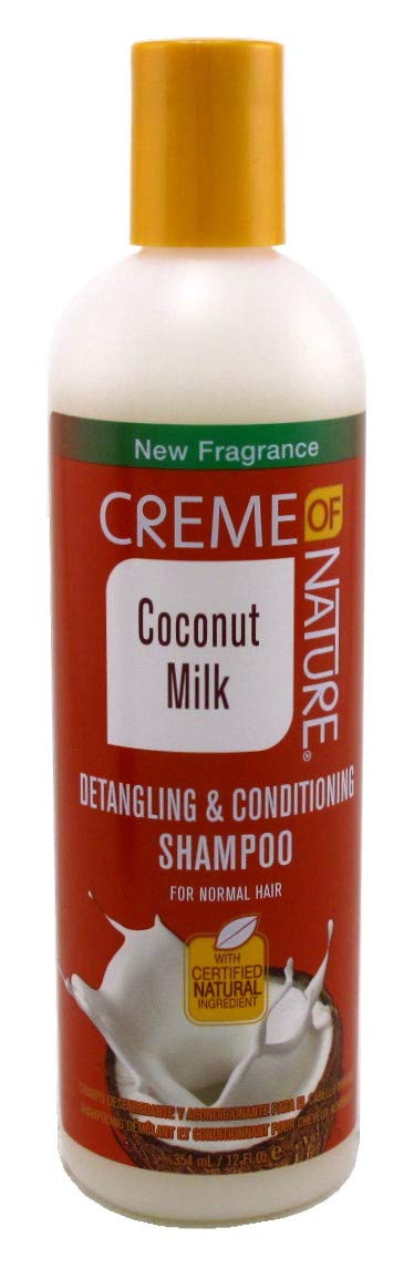 Creme Of Nature Coconut Milk Detangling Shampoo 12 Ounce (Pack of 2)