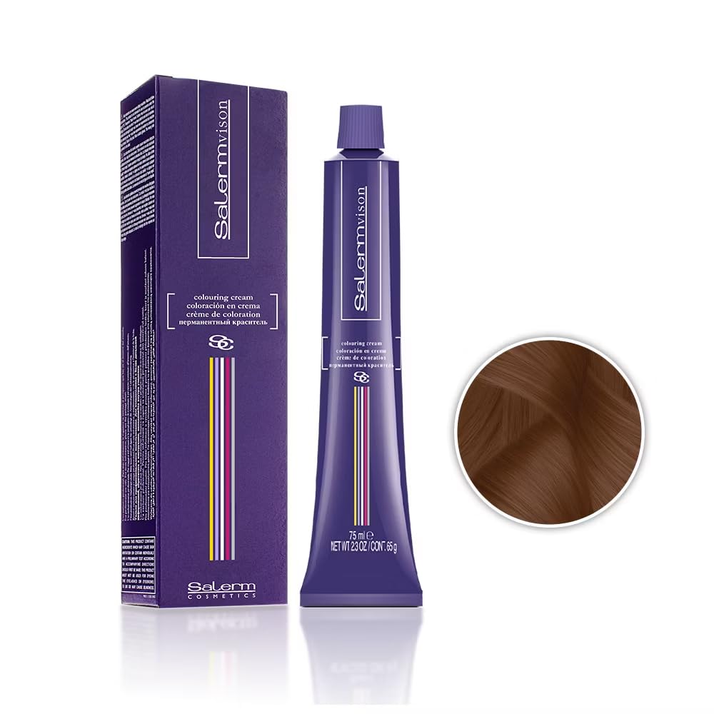 Salermvision Hair Coloring Cream #6.4 Dark Copper Blond, 2.5 Ounce/75 Milliliter