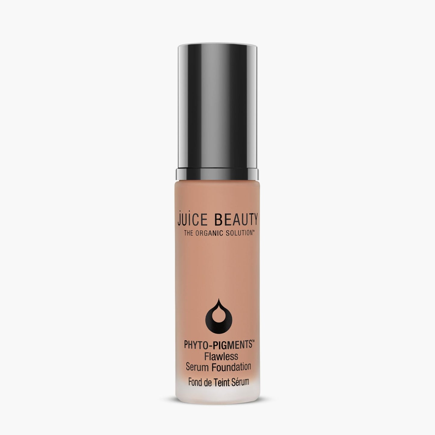 Juice Beauty Phyto?Pigments Flawless Serum Foundation - Non-Comedogenic, Long-Wear & Buildable Medium-to-Full Coverage - Vegan, Clean Hydrating Liquid Makeup for All Skin Types, 30 mL, 16 Natural Tan