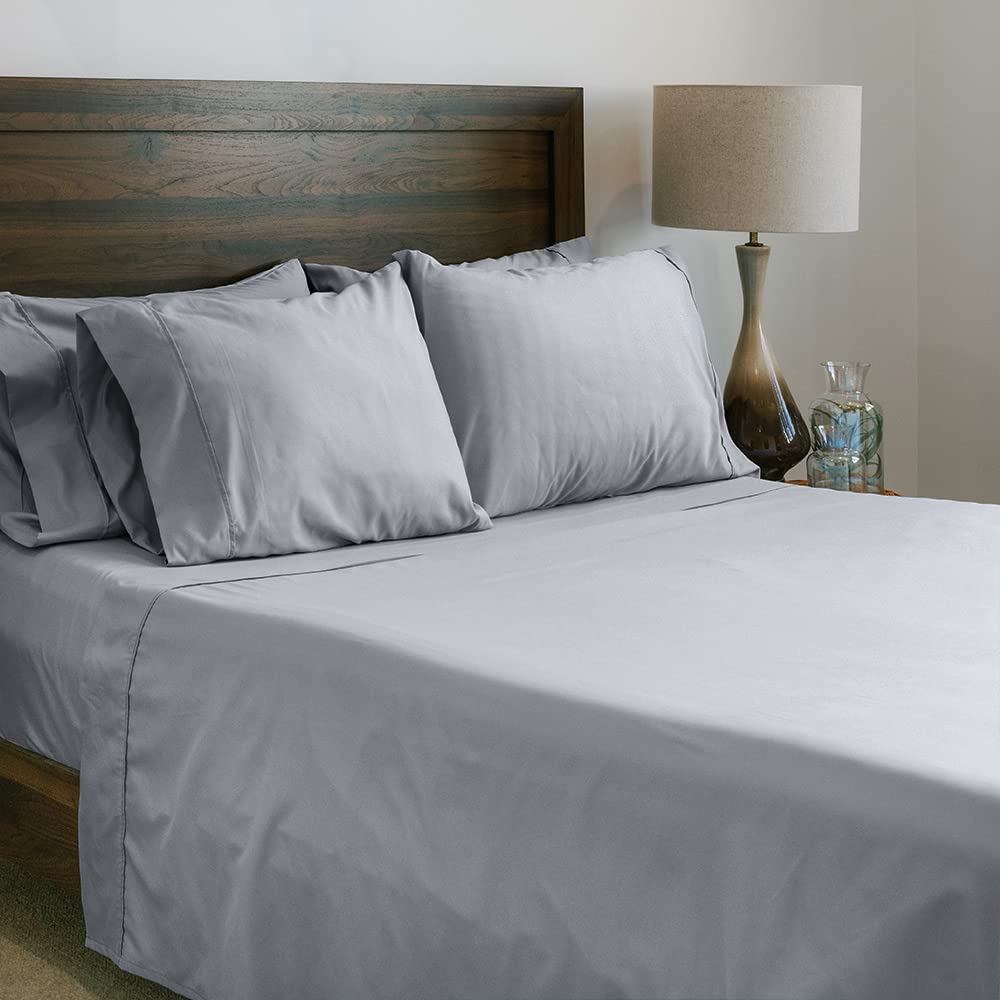 Jennifer Adams 2 Piece Microfiber Pillowcase Standard Size,Ultra Soft - Wrinkle & Fade Resistant (Graphite, Standard)