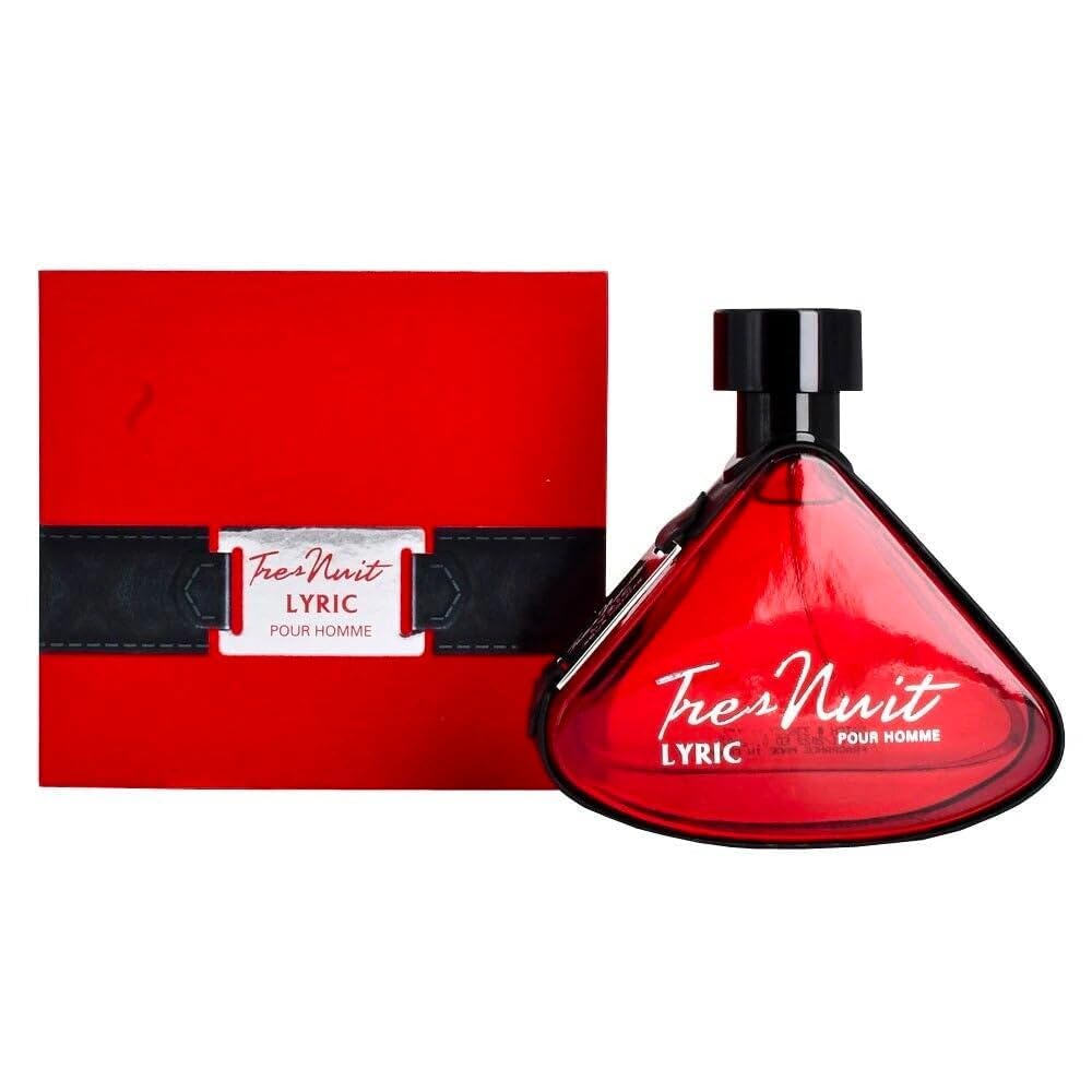 Armaf Tres Nuit Lyric Eau de Parfum Spray for Men, 3.4 Ounce