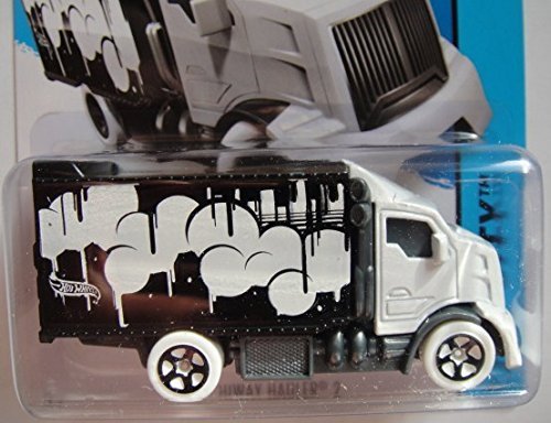 Hot Wheels 2015 HW City Hiway Hauler 2 (Box Truck) 28/250, White and Black