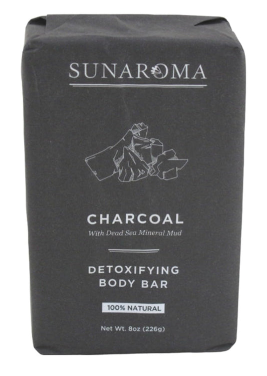 Sunaroma Soap Bar Charcoal Dead Sea Mineral Mud 8 Ounce (Pack of 6) Beauty & Personal Care SUNAROMA