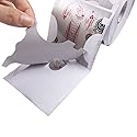 Beautyleader 500Pcs Nail Form, Nail Art Guide Stickers for Acrylic UV Gel Nail Tips Manicure Extension Tool (1 Roll / 500 PCS - Sliver)