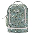 Bentgo Kids 2-in-1 Backpack & Insulated Lunch Bag - Durable 16” Backpack & Lunch Container in Unique Prints for School & Travel - Water Resistant, Padded & Large Compartments (Dino Fossils)
