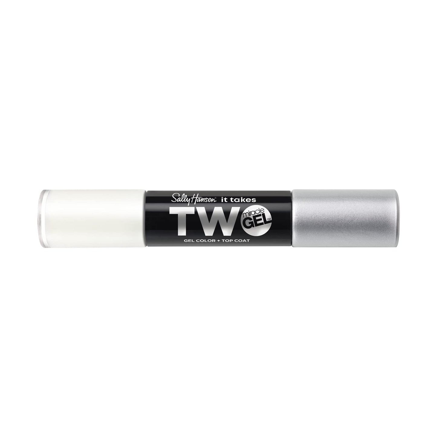 Sally Hansen It Takes Two Miracle Gel™, Get Mod, Long Lasting, Gel-Like Formula, No UV Lamp Needed, White Nail Polish Beauty & Personal Care Sally Hansen