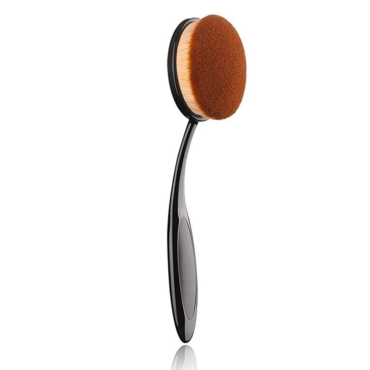 JOSALINAS Oval 1# Makeup Brush Upgraded Fast Flawless Application Toothbrush Foundation Concealer Blusher Liquid Cream Powder Cosmetic Blending Tool
