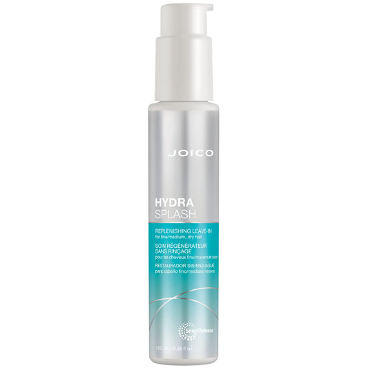 Joico HydraSplash Replenishing Leave-In | For Fine, Medium, Dry Hair | Boost Shine & Softness | Tame Frizz & Hydrate | With Sea Kelp & Coconut Water |